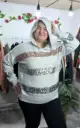 Sweater Lentejuelas con Gorro 