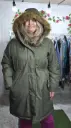 Parka Larga Gorro con Pelo