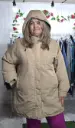 Parka Larga  con Gorro