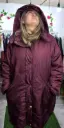 Parka Larga con Gorro Desmontable