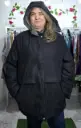 Parka Negra con Gorro Desmontable 