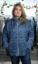 Parka Tonos Azules sin Gorro 