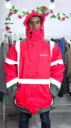 Chaqueta Impermeable Reflectante con Gorro 
