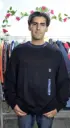 Sweater Negro Cuello Redondo 