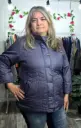 Chaqueta Violeta con Cierre