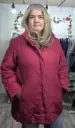 Parka Larga Roja sin Gorro
