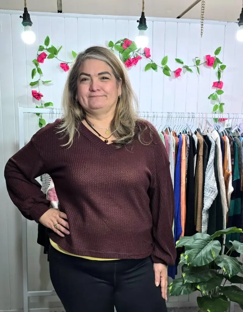 Sweater Oversize Cuello en V
