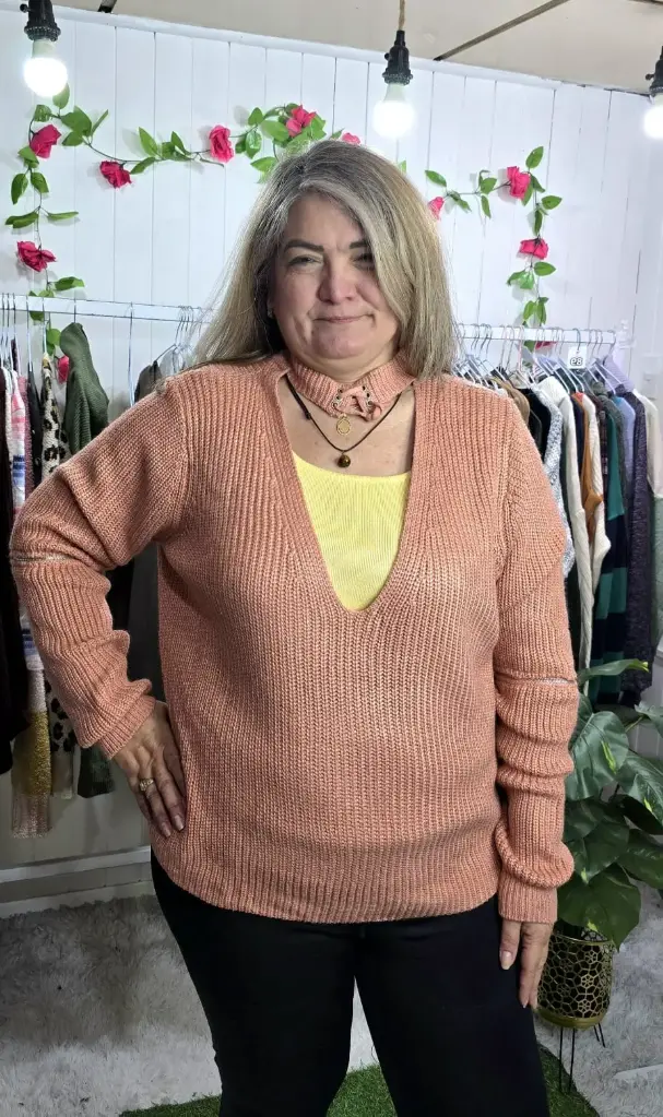 Sweater Escotado