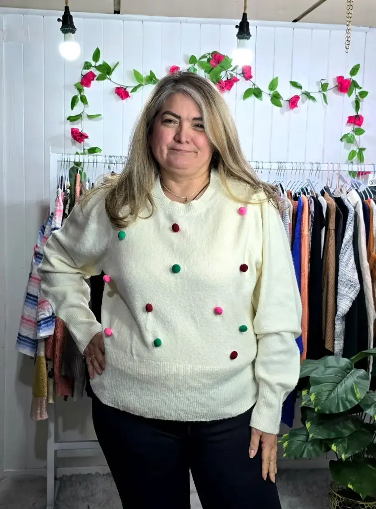 Sweater Cuatricolor Claro