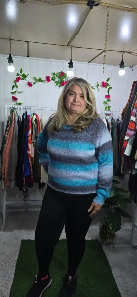 Sweater Tricolor Oversize