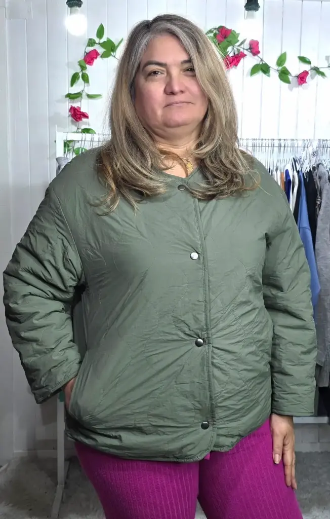 Chaqueta reversible a Broches 