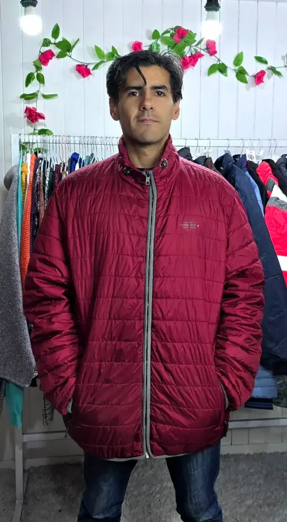Parka Burdeo sin Gorro