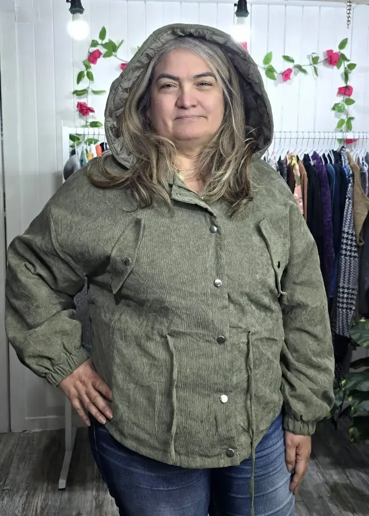 Parka Verde con Gorro