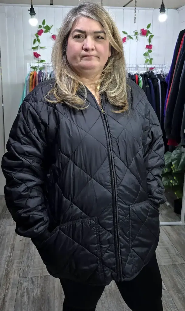 Chaqueta Negra sin Gorro
