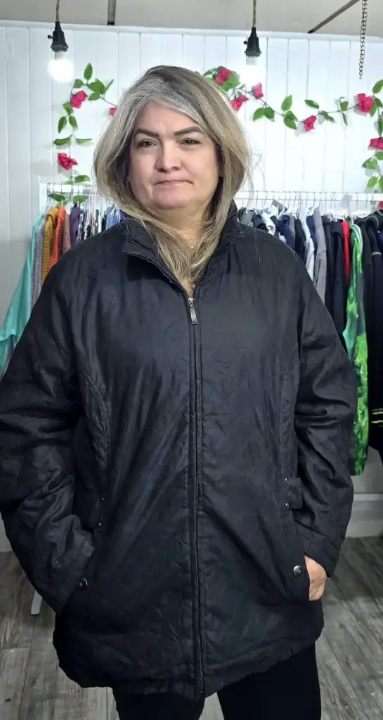 Chaqueta Acinturada con Cierre